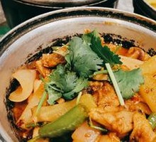 Dry Pot Frog Noodles