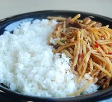 Potato Shreds Mixed Rice