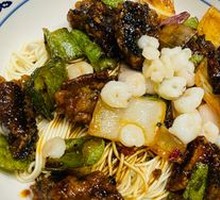 Shrimp and Eel Noodles