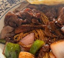 Black Pepper Beef Tongue Noodles
