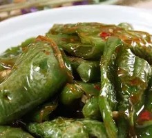 Braised Green Pepper with Tiger Stripes