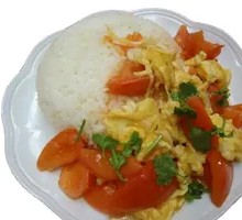 Tomato and Egg Fried Rice