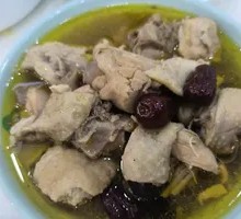 Chicken Stewed with Mushrooms