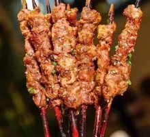 Lamb Skewers with Red Willow