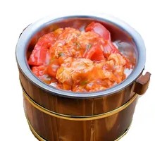 Tomato and Egg Bucket Rice