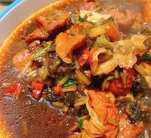 Pickled Cabbage with Pig Intestine