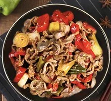 Stir-fried Chicken Gizzard Baozi Rice