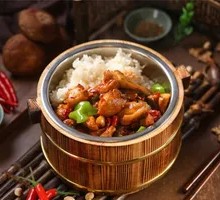 Potato Chicken Bucket Rice