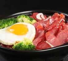 Beef Sausage Baozi Rice