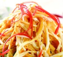Cold-mixed Enoki Mushrooms