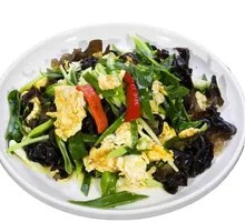 Black Mushroom and Egg Noodles