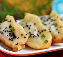 Signature Dumpling Pancakes