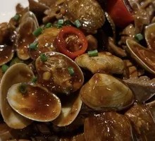Pork Liver Stir-fried with Clams
