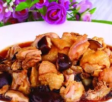 Braised Chicken with Mushrooms