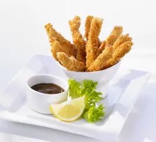 Crispy Pepper Salt Chicken Skewers