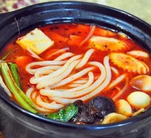 Spicy Rice Noodle Soup