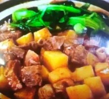 Beef and Potato Clay Pot Rice