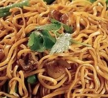 Pickled Vegetable and Pork Noodles Steamed