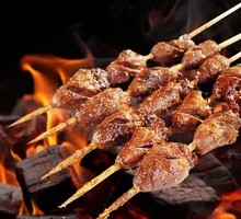 Grilled Chicken Hearts