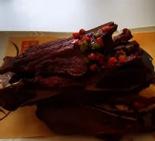 Hand-grabbed扇子骨