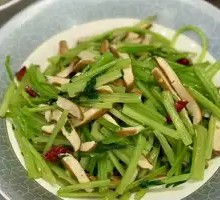 Water Celery with Tofu Skin