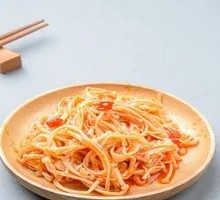 Stewed Golden Needle Mushrooms in Oil