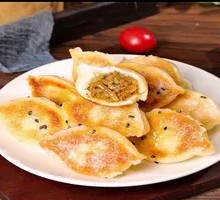 Beef Noodle Pan-Fried Dumplings