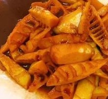 Stewed Bamboo Shoots in Oil