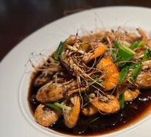Old Man's Oil-Braised River Shrimp
