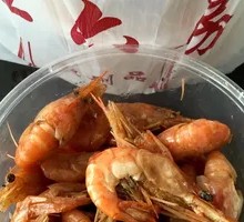 Golden Oil-Burst Shrimp