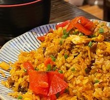 Spicy Kimchi Beef Fried Rice