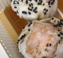 Crab Roe Shrimp Pan-Fried Delight