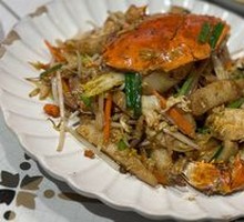 Steamed Crab with Rice Noodles