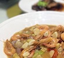 Home-style Burned Razor Shrimp