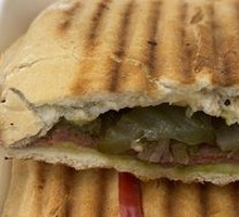 Smoked Black Pepper Beef Panini