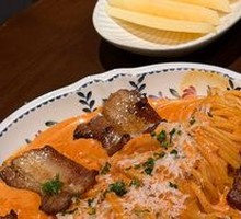 Korean Pork Creamy Pasta