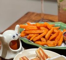 Fried Handmade Sweet Potato Strips