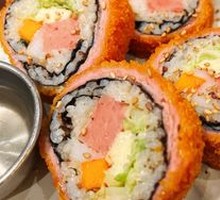 Handmade Fried Pork Cutlet Rice Roll