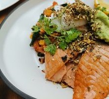 Smoked Salmon Kimchi Grain Bowl
