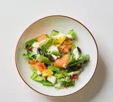 Greek Smoked Salmon Salad