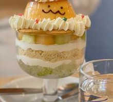 Christmas Fruit Pudding Parfait