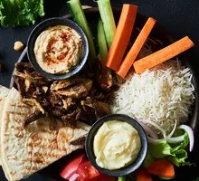 Mixed Chicken and Beef Kebab Platter