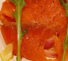 Smoky Salmon with Arugula