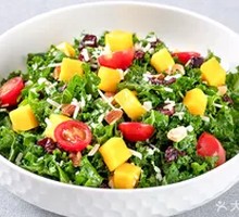 Mango Kale Salad with Nuts