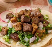 Beef Tongue Tacos