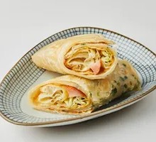 Sausage Scallion Egg Pancake
