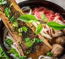 Grilled Bone Marrow Beef Noodle Soup