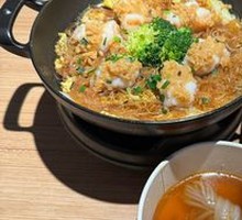 Garlic Noodles with Shrimp