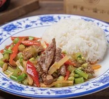 Pickled Pepper Pork Liver Rice