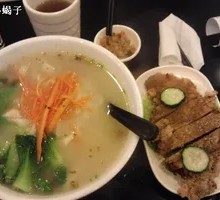 Crispy Pork Rib Rice